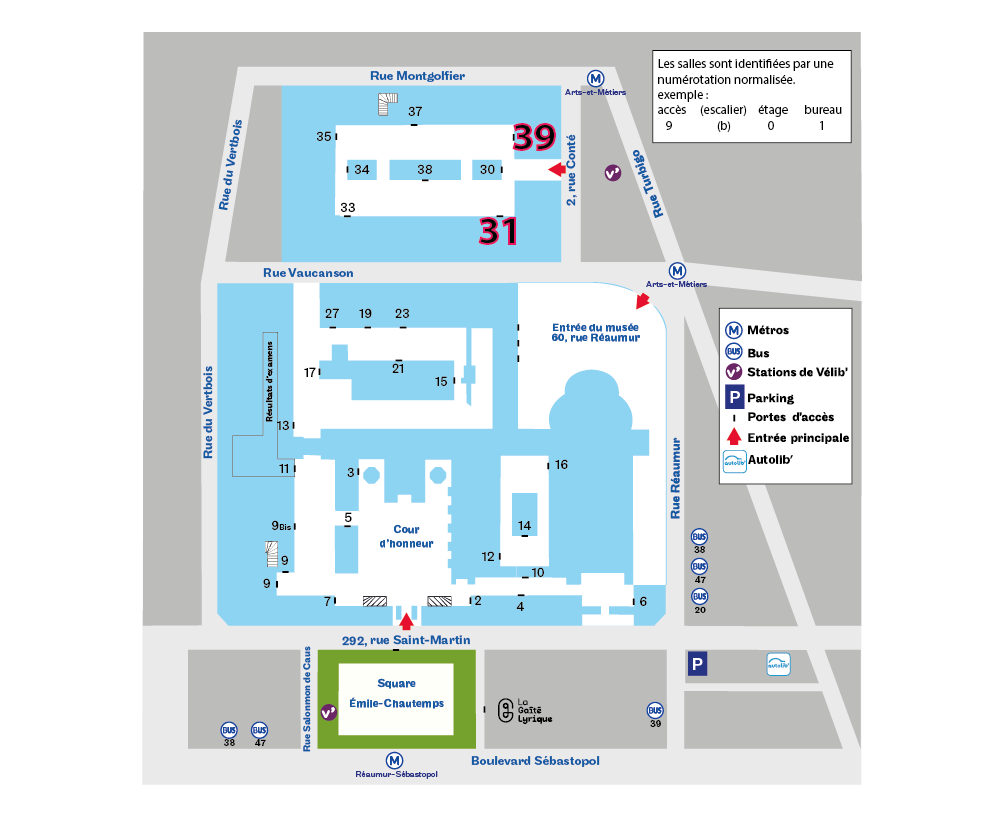 Paris 3e acces 31 et 39 plan Paris 3e acces 31 et 39 plan